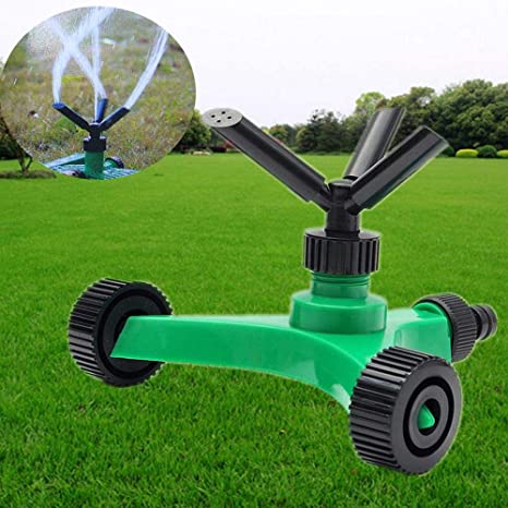 Wheeled Base Three Arm Rotating Sprinkler