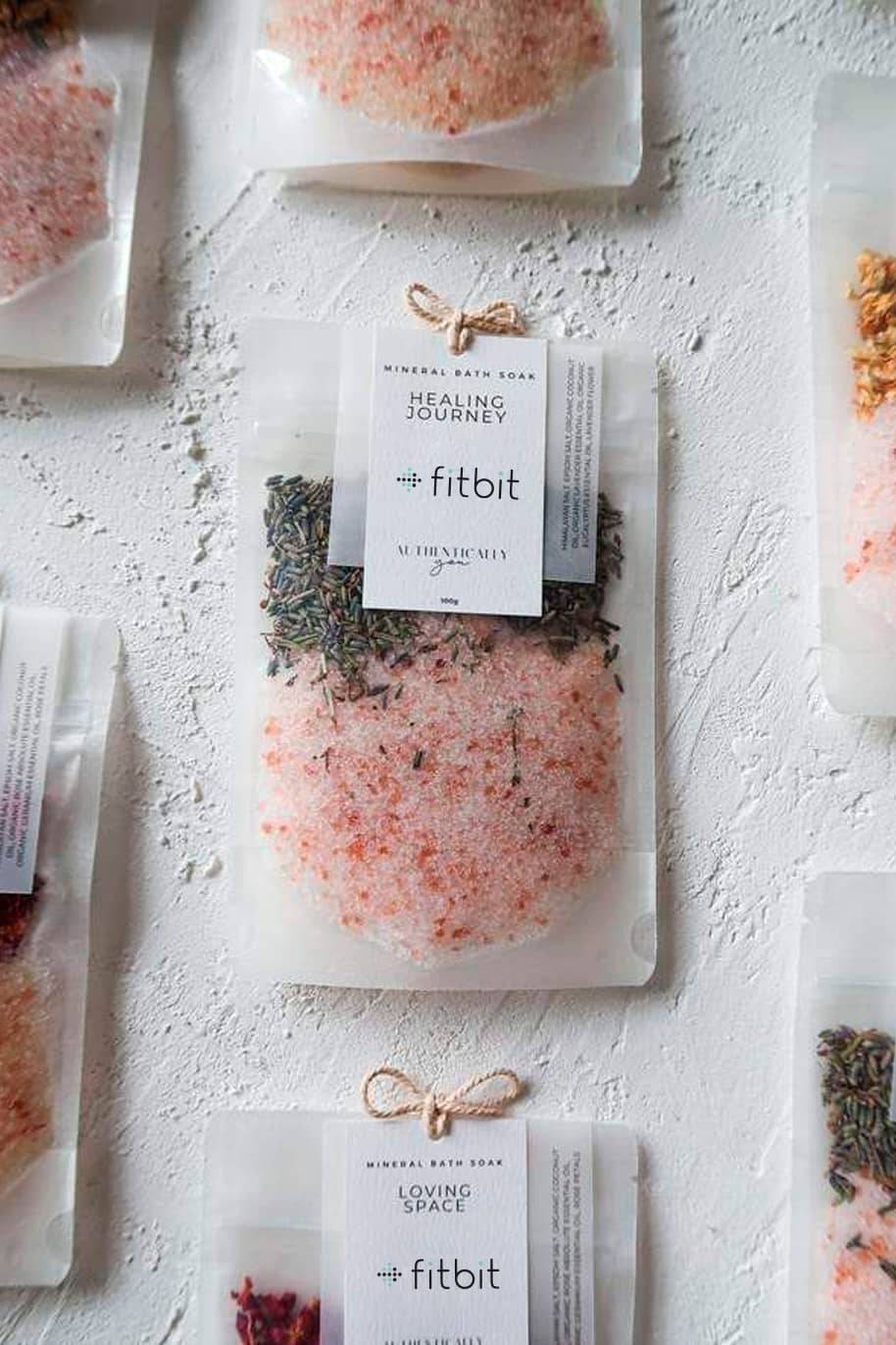 Organic Bath Salt Pouch
