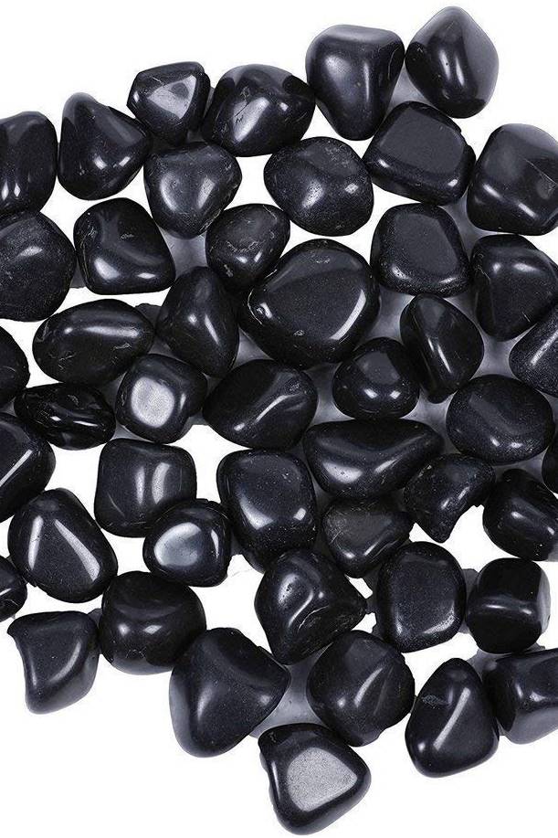 Polished Black Stone